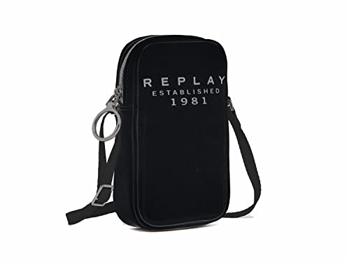 REPLAY Damen FW3327 Schultertasche, 098 Black