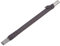sourcing map Holzmeißelmesser 8mm Wolframkarbid Holz Schnitzen Handwerkszeug mit Flacher Spitze 150mm (6 Zoll) Länge mit Ledergriff