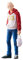 Anime One Punch Man Figur, Saitama Figur 18cm PVC Modell Actionfigur Spielzeug Desktop Ornamente Sammelbares Zubehör Geschenk