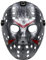 AENEY Jason Hockey Maske Creepy Halloween Kostüm Dämon Killer Maske Party Maskerade Horror Cosplay Kostüm Requisiten (Silber)