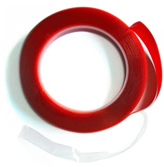 Maximex Power-Tape 2er-Set 3m lang, Doppelseitiges Klebeband Extra Stark, Robustes Klebeband Transparent für nahezu alle Materialien, Enorme Klebekraft, Einsatztemperatur -40 bis 120ºC
