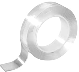 Maximex Hightech Klebeband 3m, extra starkhaftendes, doppelseitiges Acryl-Klebeband, gleicht unebene Flächen aus, rückstandslos entfernbar, abwaschbar, wiederverwendbar, temperaturbeständig