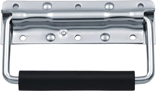 ingdaum® Fallgriff für Kisten (2 Stück) Kistengriff, Klappgriff für Kisten und Schränke (J210A MS)