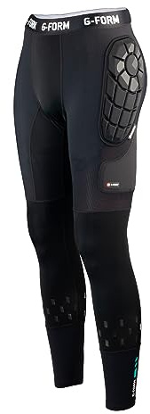 G-Form MX Pants - Gepolsterte Kompressionshose - Fahrradzubehör für die Sicherheit - Schwarz, Erwachsene Medium