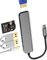 USB C Hub Adapter(6in1)HDMI TF SD Card Reader TypeC Charger Port Dual USB Multiport Dongle Docking Station Monitor Laptop Accessories for Apple iPhone15 Pro Max iPad Macbook Surface duo Dell HP Lenovo