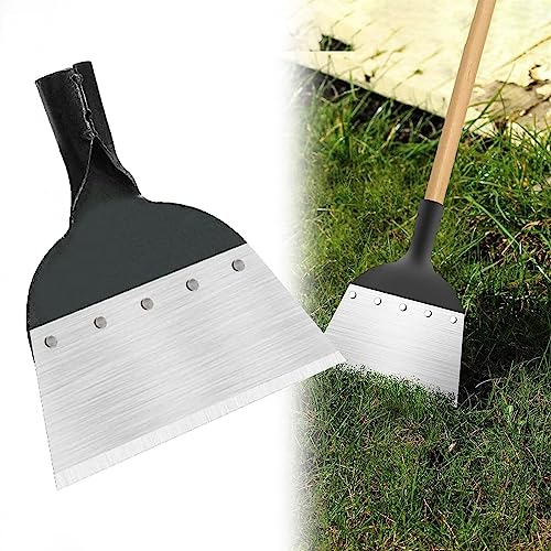 Pala de Limpieza de Jardín,Herramienta de Deshierbe de Acero Al Carbono,Pala de Jardín Multifuncional,Pala Plana de Acero,para jardín,césped(21cm)