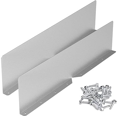 Kasmole Dachregenumlenker | Rostfreier Dachrinnenschutz aus Aluminium Dachrinnenüberlaufschutz Regenwasser-Umlenkplatte für Dachrinnen - ür die meisten Dachrinnentypen und Schindeldächer