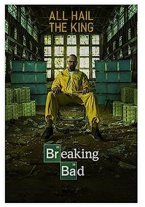 Breaking Bad TV Show Poster 4 Leinwand Poster Wandkunst Dekor Druck Bild Gemälde für Wohnzimmer Schlafzimmer Dekoration 30 x 45 cm