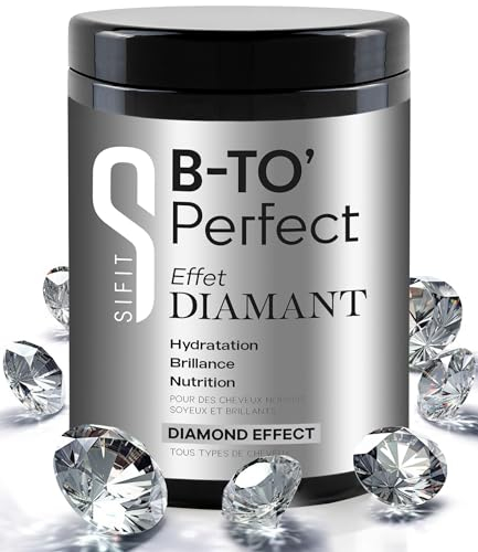 SiFit - B.TOX Capilar Profesional con Queratina, Argán, Ácido Hialurónico, Mascarilla Capilar Sin Siliconas S/Parabenos S/Formol, Tratamiento Reparador para Cabello Seco y Dañado, 1000 ml (Diamante)