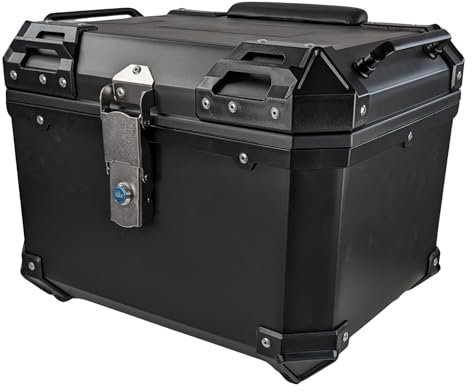 mlink Valise porte-casque universelle pour moto - Capacité 45 l, design carré robuste