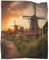 KWFYBEHZ Windmills in The Amsterdam Decke Gemütliche Klimaanlage,leichte Decken,Reisen,Camping,Flanelldecke,Bettdecke Für Teenager,Jungen,Mädchen,Erwachsene 50x60inch(127x152cm)