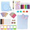 10 in 1 Accessories Kit Compatible with Fujifilm Instax Mini 12 Instant Camera,Include Camera Case+Photo Album+Filters+DIY Sticker+Paint Pens+Wall Hang Frames+Rhinestone Stickers and more (blue)