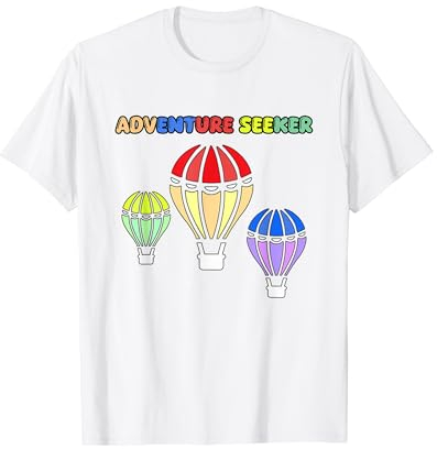 Heißluftballon Ballone Ballonfahren Fliegen Am Horizont T-Shirt
