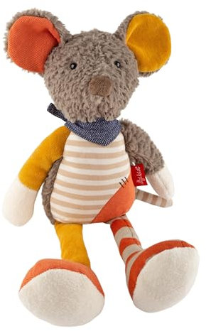 Sigikid Doudou souris patchwork Sweety pour bébé et enfant unisexe