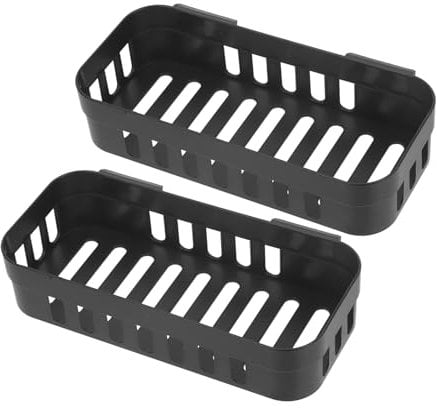 BUGUUYO 2pcs Hanging Aquarium Plant Holder Suction Cups Aquatic Plant Pot for Fish Tank Waterproof Plastic Planter