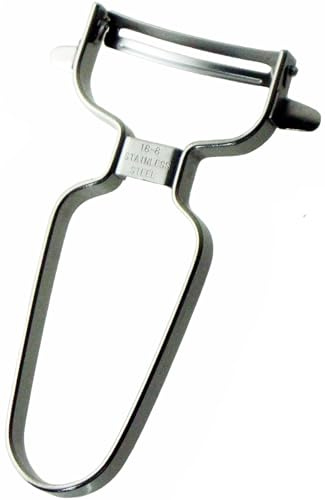 Nagao Tsubamesanjo Sparschäler, passend für Gemüseschäler, Schäler, gebogener Schäler, 18-8 Edelstahl, spülmaschinenfest, Made in Japan