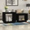 Iiaky Satztische 2 STK. Schwarz Massivholz Kiefer Satztische FüRs Wohnzimmer Side Table Living Room Tisch Wohnzimmer Beistelltisch