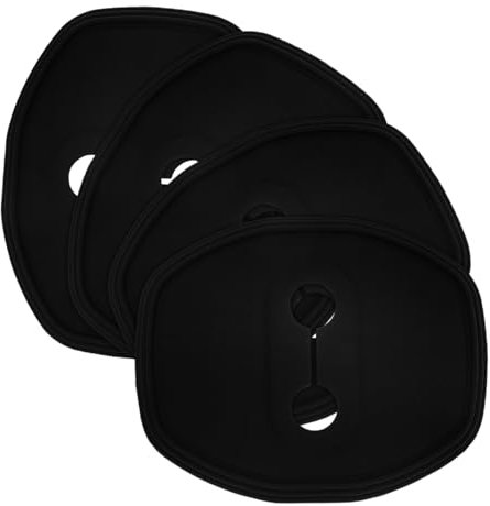 HAWILLOSCH 4piezas Protectores De Silicona Para Cerradura De Puerta De Coche Resistente y Práctico Instalación Sin Herramientas