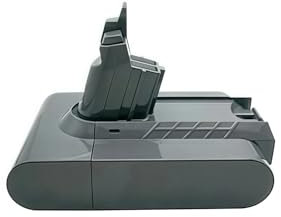 Compatible con Dyson Batería v6, 21,6v 12800mah Compatible con Dyson Aspiradoras V6 dc58, dc59, dc6265070880, sv03, sv04, sv05, sv06, sv07, sv09(9800mAh 1pcs)