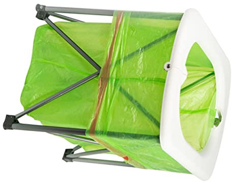 Toyvian Toilettes Pliantes Voyage Portable Gel Toilette Camping Toilette Pliable Pot De Camping pour Adultes Toilette Extérieure Multifonctionnelle Blanche