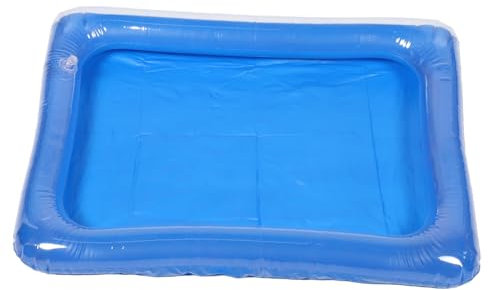 Milisten Piscina Hinchable para Niños Estanque De Pesca Inflable Juego De Pesca Infantil con Pistola De Agua para Verano Y Patio