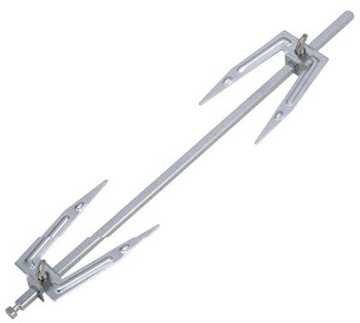 YUOIUX Stainless Steel Grills Rotisserie Forks Meat Spit Rods Barbecue Rotating Rotisserie Rack for BBQ Outdoor