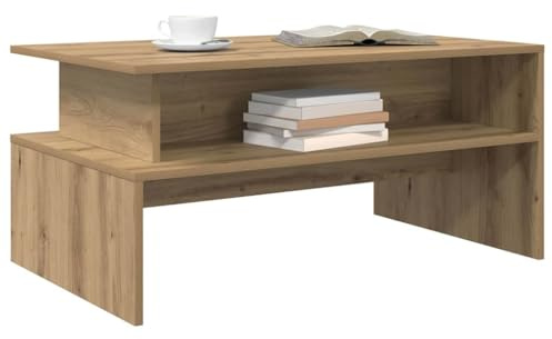 vidaXL Couchtisch Artisan-Eiche 90 x 55 x 42,5 cm Holzwerkstoff