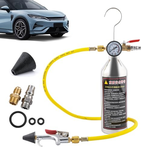 Kit De Rinçage pour Climatiseurs | Nettoyant pour Circuits De Climatisation - Outil de Nettoyage pour Conduits de Climatisation Automobile pour Véhicules, Camions, Camping-Cars
