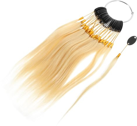 SMASOLO Échantillon de Test de Coloration Capillaire 30pcs Mèches de Cheveux Humains Professionnels Légers pour Salon de Coiffure et Boutique de Beauté