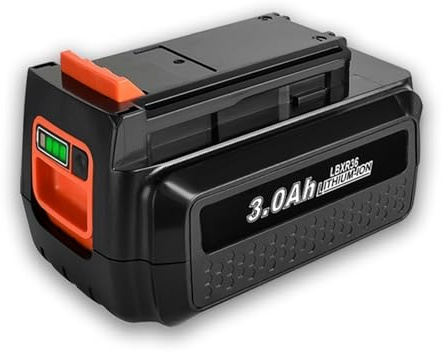 Compatibile Con La Batteria Ricaricabile Agli Ioni Di Litio Black&Decker 36v/40V 3000mAh LBXR36 BL2036 LBX2040 LST136 LST420 LST220 L50(1 PACK)
