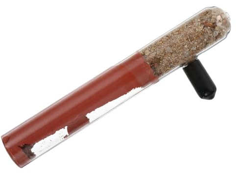 BETOOKY Tube à Nid de Fourmis en Verre 15x100 Mm Double Bambou Tube D’élevage pour Fourmilière Aménagé pour Fourmis Habitat Solide pour Observation et Reproduction en Terrarium