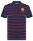 FC Barcelona Official Football Gift Mens Striped Polo Shirt Navy XL