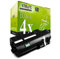 4X Kraft Office Supplies Toner kompatibel für Kyocera Ecosys ECOSYS P 2040 DW DN ersetzt TK-1160 TK1160 Schwarz