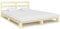 vidaXL Kiefernholz Massiv Palettenbett Palettenmöbel Massivholzbett Bett Holzbett Futonbett Bettgestell Bettrahmen Doppelbett 140x200cm