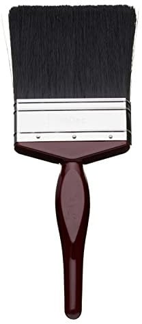 ProDec Contractor 4 inch All Purpose Mixed Bristle Paint Brush for a Smooth Finish Painting with Emulsion, Gloss and Satin Paints on Walls, Ceilings, Wood and Metal, 4 100 mm