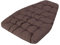 Bjird Hängesessel Kissen, Polster, Auflage für Polyrattan & Rattan Hängeschaukel, Sitzauflage für Hängekorb - Runde Sitzkissen - Rückenkissen für Hängesitz - Indoor & Outdoor- Braun Ökoleinen