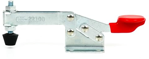 INGDAUM® 1 pieza GH-22100, abrazadera de palanca, fuerza de sujeción horizontal 68 kg (1, GH-22100)