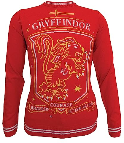 HARRY POTTER Sweatshirt Christmas Jumper Gryffindor (S)