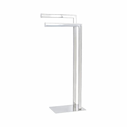 METAFORM Piantana Porta Asciugamani Lucido in Acciaio Inox Aisi 304 MOD. Zeus