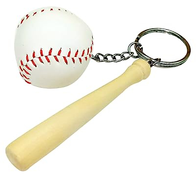 BESPORTBLE Baseball Schlüsselanhänger Baseball-Schlüsselanhänger Schlüsselbund Schlüsselhalter Schlüsselanhänger Schlüsselringe Schmücken Weiß Sport Anhänger Schlüsselanhänger