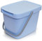 YourCasa Biomülleimer Küche - 6L Komposteimer Küche für alltäglichen Biomüll Behälter - Kompostbehälter mit Deckel zum einhängen Bio Eimer Mülleimer Müll Geruchsdicht Bio Mülleimer Küche klein (Blau)