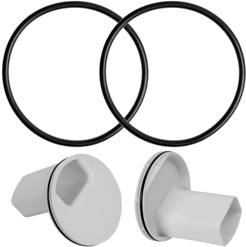 Ersatz Tauchrohr Dichtung, 2 Stück, kompatibel mit Viega Tempoplex Einsatz Modell 6956.1-821 Artikel 318 260 für Baureihe ab 1997 bis 2001, AD 80 mm ID 75 mm Dicke 2,5 mm, Duschablauf Dichtungsring