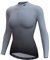 Wulibike Damen Radtrikot,Fahrradtrikot Damen Langarm Atmungsaktiv Rennrad Trikot Damen mit 3 Taschen Schwarz und Grau XXL