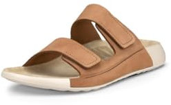 ECCO Women's Cozmo 2.0 Two Band Slide Sandal, Cashmere Nubuck, 39 EU