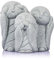 oliruim Mini Stein Buddha Statue Feng Shui Glücksdekor für Zen Home Office Auto Meditating Happy Buddha (See No Evil, Speak No Evil)