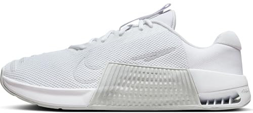 Nike Men Metcon 9 Sneaker, White Pure Platinum White Pure Platinum, 10 UK