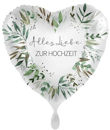 NEU Folienballon - Alles Liebe zur Hochzeit - ca. 45cm Durchmesser