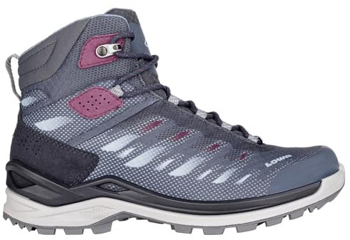 LOWA Adult Leichtwanderschuhe hoher Schnitt Damen FERROX GTX MID Ws blau