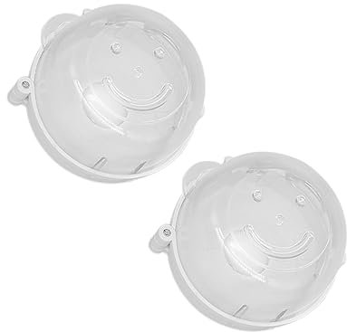 CRILSTYLEO 2 Stück Gasherd-knopfabdeckungen Schutzschloss Sicherheitsschutz Für Küchenherde Gasknopf-schutzabdeckung Universell Passend