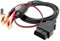 Osilly OBD II Car ECU Emergency Power Supply Cable Memory Saver with Alligator Clip-On, 12V 10 Feet Auto Battery Cigarette Lighter Power Extension Socket Accessories, Universal for Vehicles